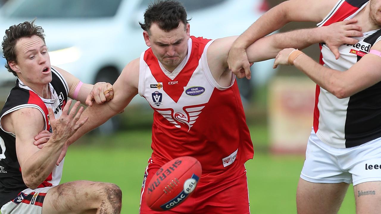 Alvie Football club forward Dominic Dare requires one goal in Colac and ...