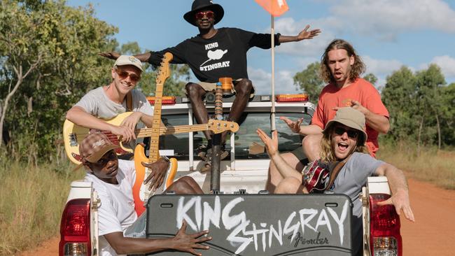 Australian surf rock band King Stingray. Picture: Supplied