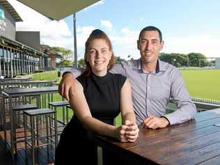 Nicole Giesler is organising the Mackay Melanoma March with help from her older brother Adrian Young. Picture: Emma Murray