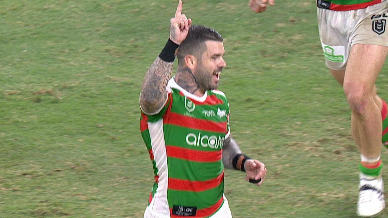 Adam Reynolds celebrates the match-winning field goal.