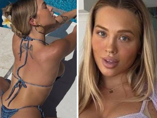 Influencer stuns in racy bikini snap