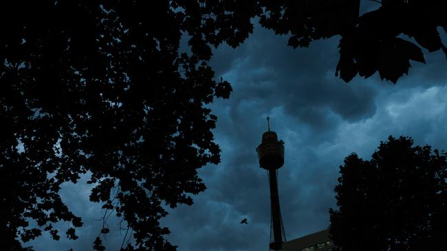 Parts of NSW are bracing for an intense storm and heavy rainfall as severe thunderstorms hit a portion of the state. Picture: NCA NewsWire / Max Mason-Hubers