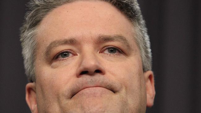 “We are not doing this for fun,” says Finance Minister Mathias Cormann. Picture by Gary Ramage