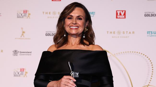 Lisa Wilkinson wins the Logie for Most Outstanding News Coverage or Public Affairs Report for her interview with former Liberal staffer Brittany Higgins.