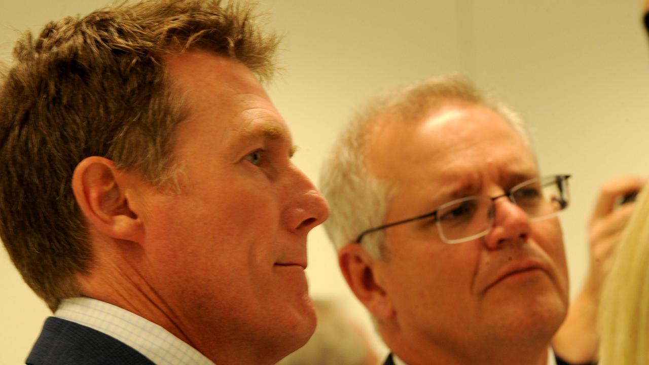 Prime Minister Scott Morrison and Christian Porter.