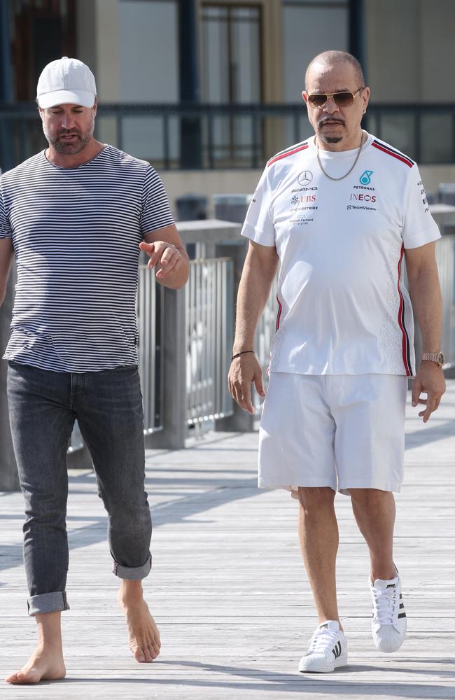 American rapper Ice T at Marina Mirage. Picture: Annette Dew.