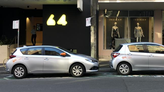 The vehicles of car sharing companies are beginning to be targeted by thieves in Melbourne. Picture: Joshua Dowling.