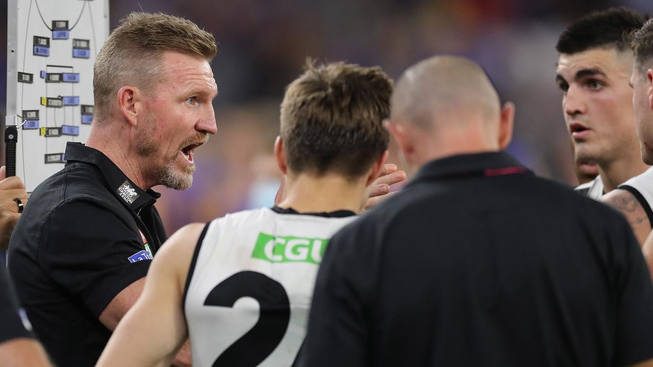 Nathan Buckley is sticking to his plan.