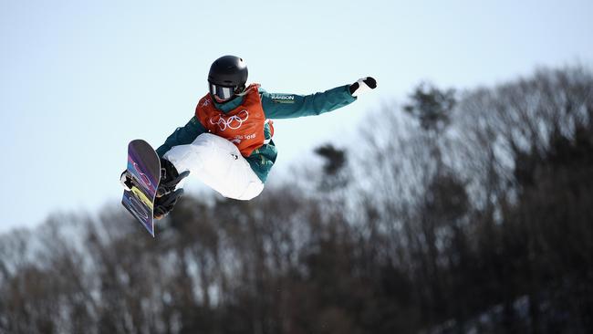 Snowboarder Tess Coady during a training session in South Korea. Picture: Getty Images