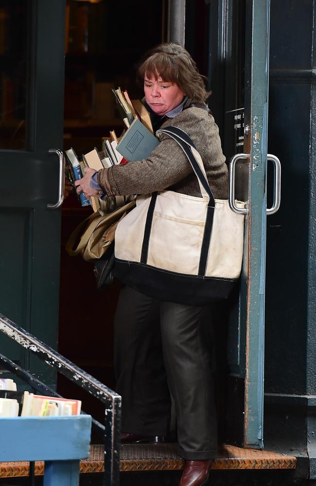 Carrying way too many books.