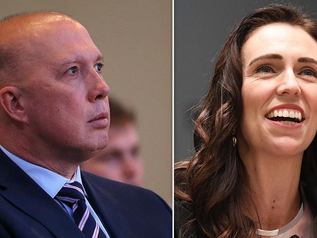 Dutton v Ardern for Piers - wide