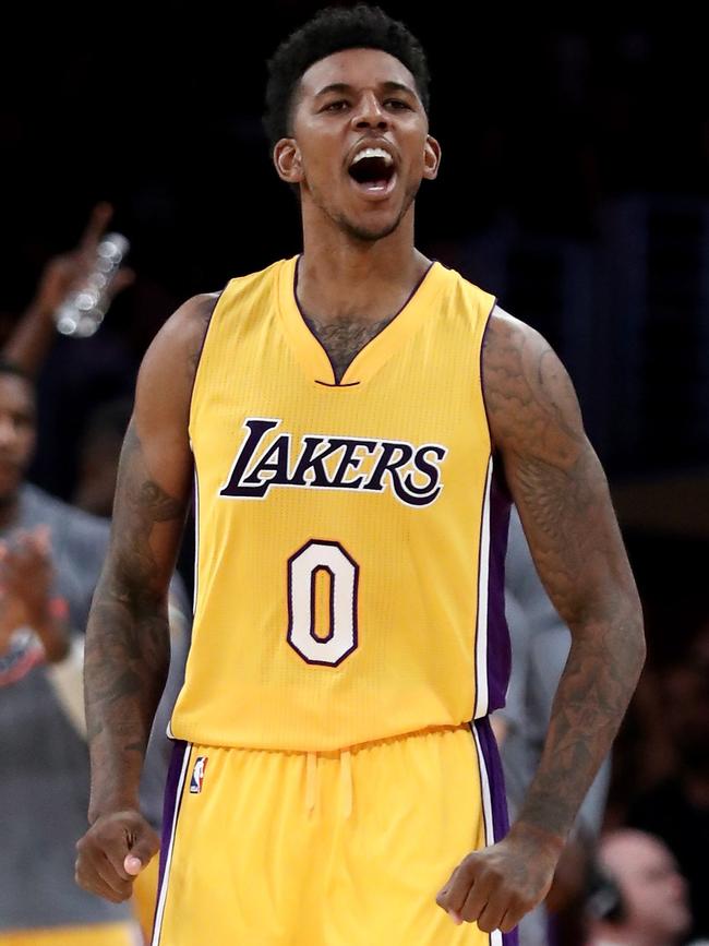 Nick Young fuelled rumours he could be headed down under on his Twitter account. Picture: Getty Images/AFP