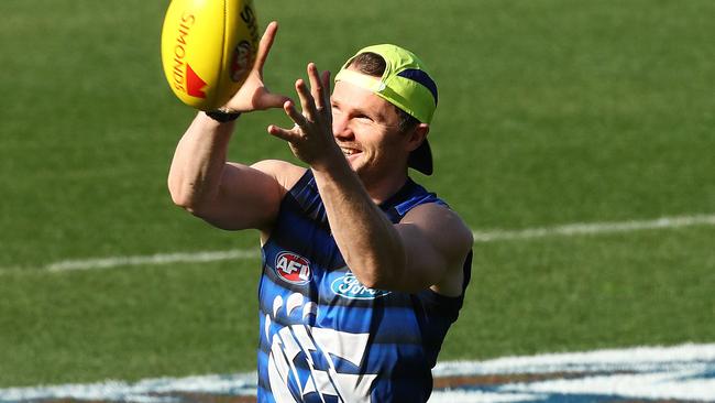 Patrick Dangerfield has been named for the Cats. Picture: Alison Wynd