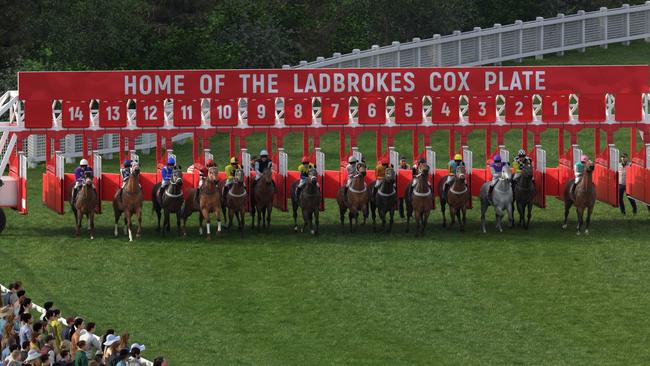 Crowds will instead have to watch the Cox Plate from home.