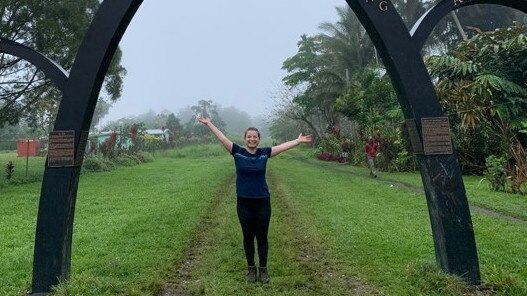 Natalie Tanevski at the Kokoda Track.