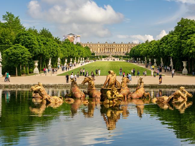 Apollo fountain in Versailles gardens.