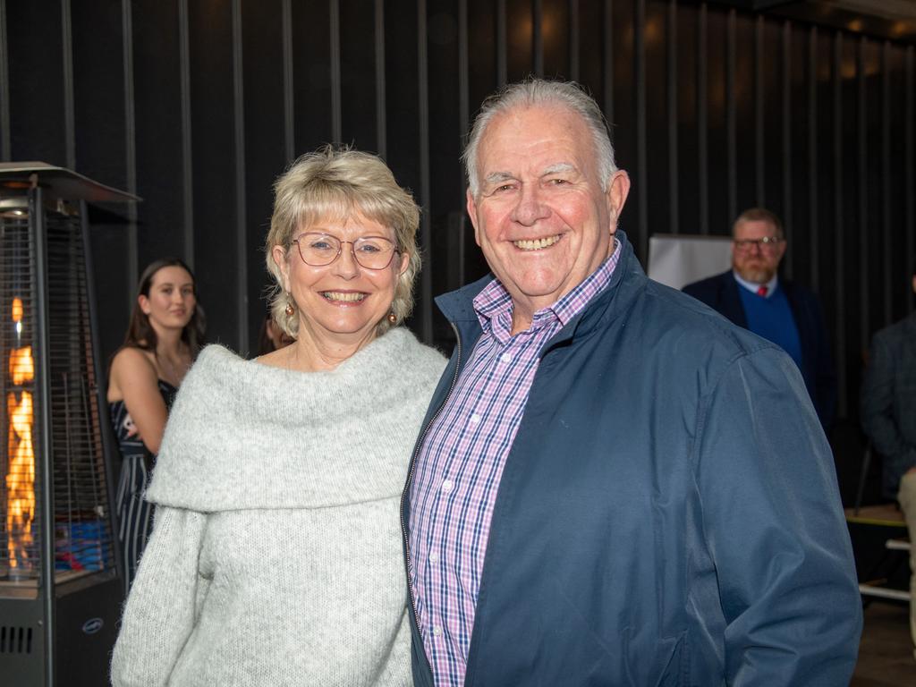 Travelling from Perth for the O'Callaghan Cup Glenys Miller and Patric O'Callaghan. Patrick graduated from Downlands in 1971. Downlands Long Lunch. August 5th, 2022