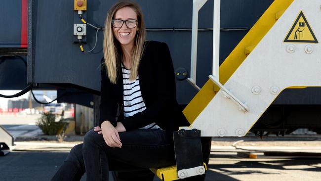 OZ Minerals’ Jasmine Richards recently completed a mentoring program aimed at assiting women working in the resources industry. Picture: Tricia Watkinson.