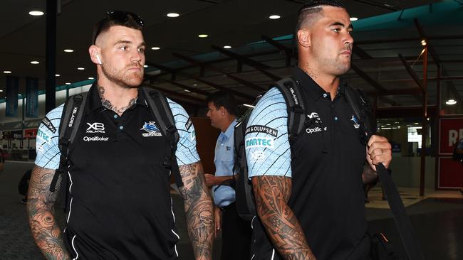 Dugan and Fifita hurt more than Cronulla’s reputation. (Zak Simmonds)