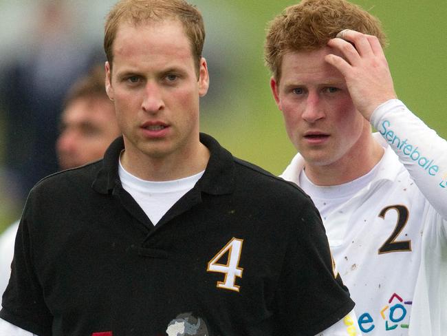 Prince William allegedly urged Prince Harry to fight him like they used to when they were younger. Picture: AFP