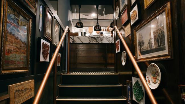 Stairway to Bouillon L'Entrecote. Source: Supplied