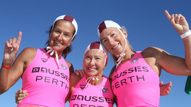 The 170 women's ski relay winners from Noosa. Pictures: HarvPix