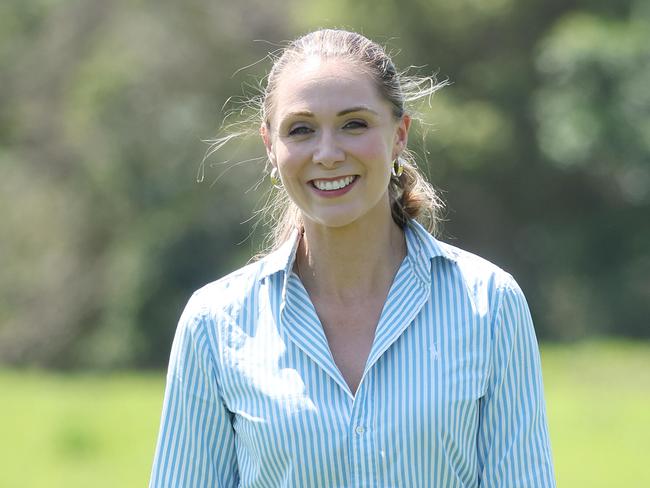 Meaghan Scanlon at Outriggers drive reserve in Robina.Pic Annette Dew