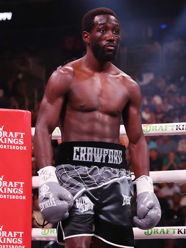 Terrence Crawford is on Tim Tszyu’s hit list. Photo: Al Bello/Getty Images/AFP.