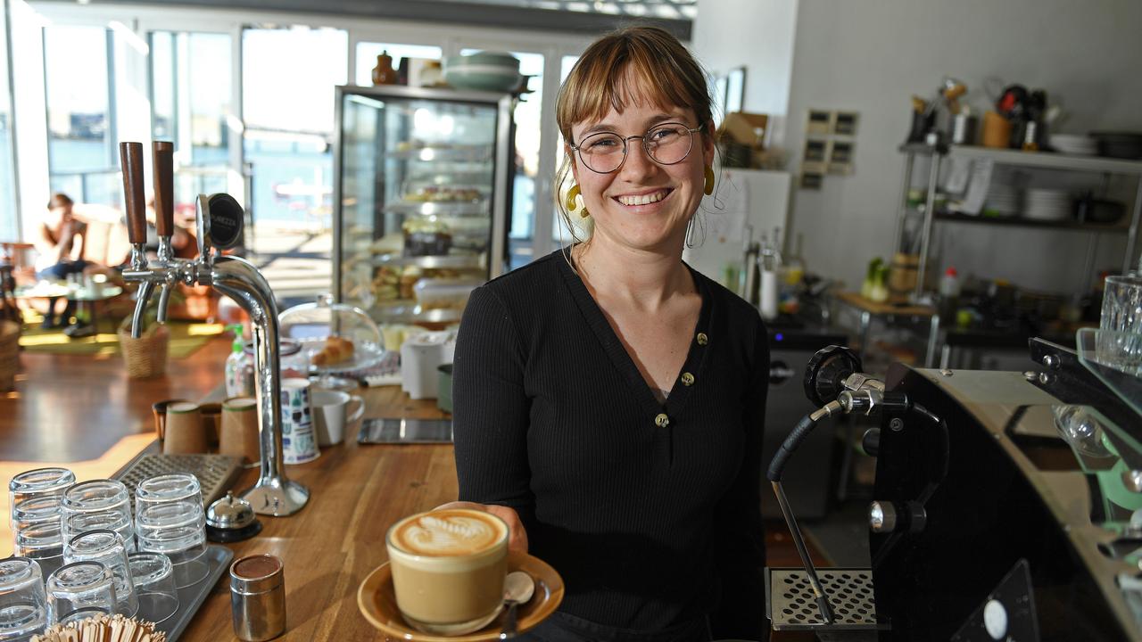 Anika Harvey at Folklore Cafe in Port Adelaide. Picture: Tom Huntley