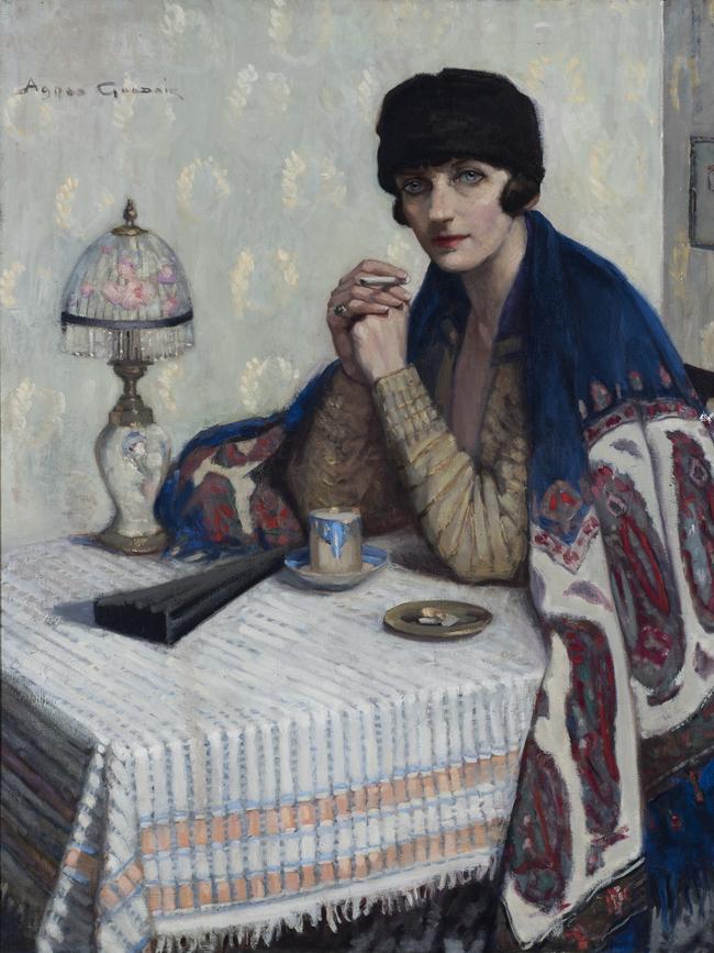 Agnes Goodsir’s Girl with Cigarette. (Circa 1925). Picture: Ian Hill