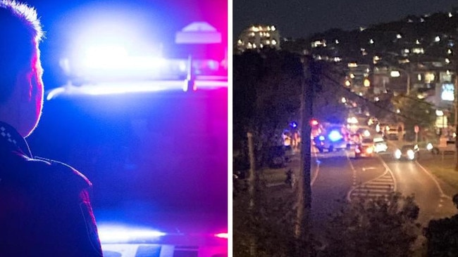 Sunshine Coast Police are investigating separate stabbings in Coolum Beach and Buddina today. A crime scene was established in Coolum Beach last night. Picture: Jeff Leech