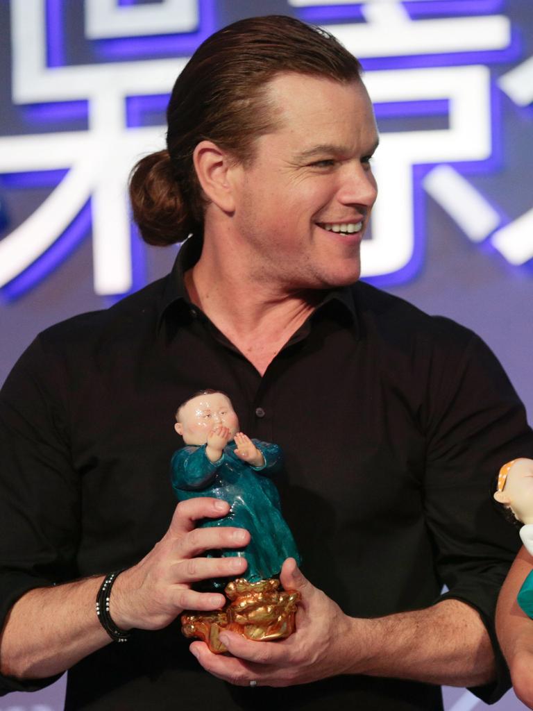 Matt Damon at the ‘Jason Bourne’ Press Conference on August 16, 2016 in Beijing, China. Picture: Getty