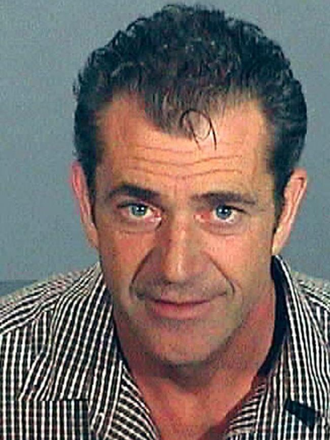 <b>Mel Gibson</b>’s 2006 drink-driving arrest became notorious for the anti-Semitic remarks he made to the Malibu police who took him in. The Australian publicly apologised, saying he “said things that I do not believe to be true and which are despicable”. In 2009, Gibson’s criminal record over the incident was wiped clean by a judge, but two years later he pleaded guilty to misdemeanour battery against ex-girlfriend Oksana Grigorieva. Picture: AFP