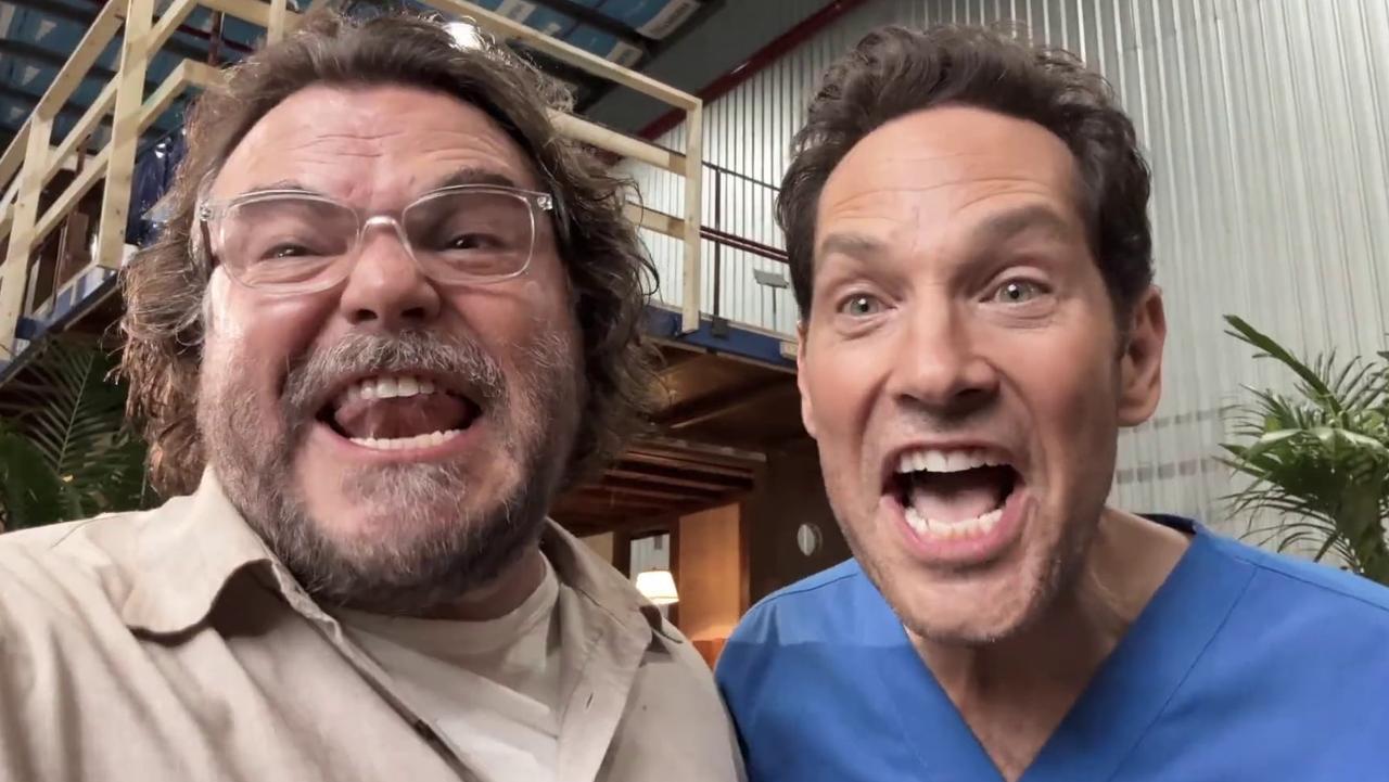 Paul Rudd and Jack Black in Queensland for Anaconda remake Herald Sun