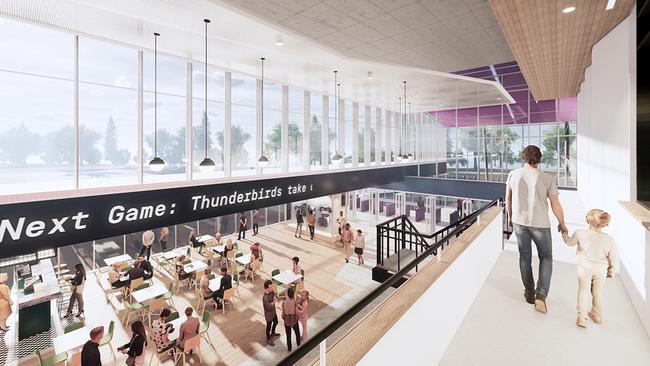 Images of the $12m upgrade to Priceline Stadium announced today. Picture: Supplied