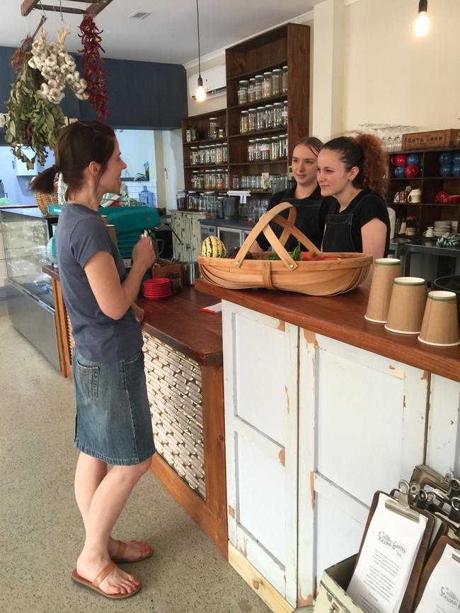 Inside the Seasonal Garden Cafe in Hahndorf.