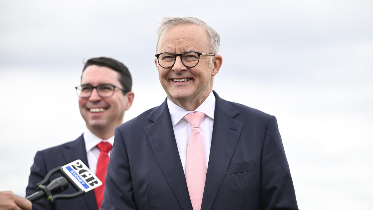 Prime Minister Anthony Albanese approval ratings have fallen to 41 per cent. Picture: NewsWire / Martin Ollman