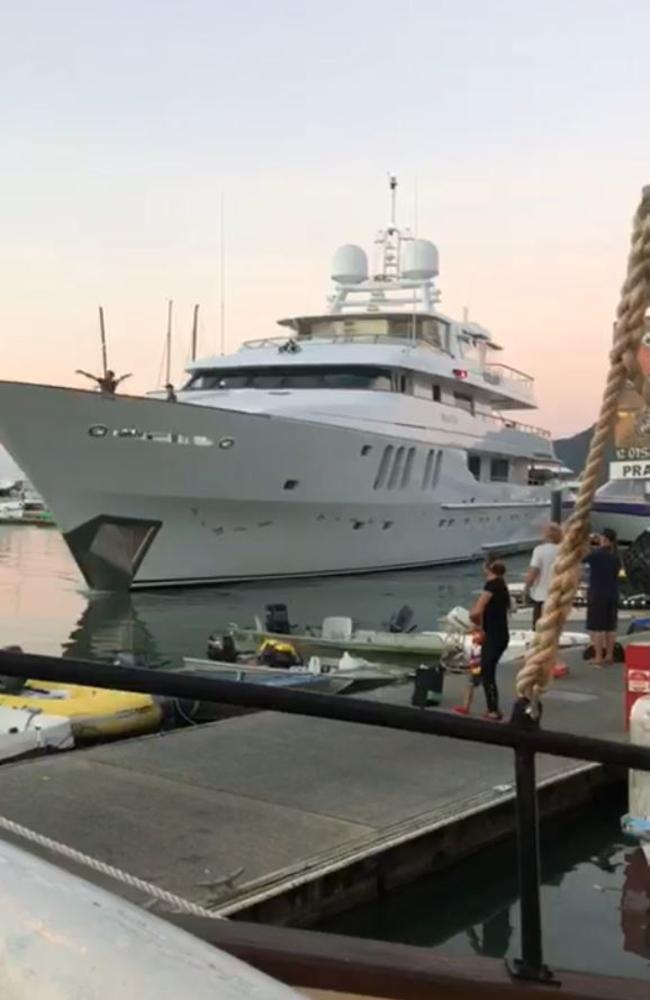 superyacht crash