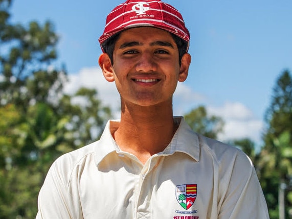 Ipswich Grammar School's Sohaan Sharma scored century.