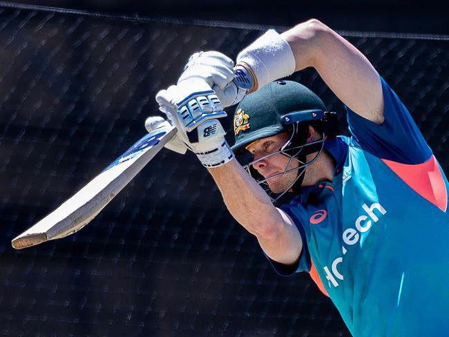 Steve Smith can guide Australia’s younger generation through the next major tours on the calendar. Picture: Colin Murty/AFP