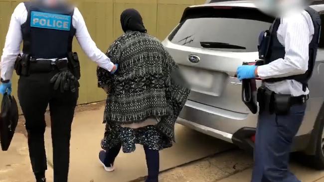 Sakina Muhammad Jan was arrested at her home in Shepparton, which has a relatively large Hazara community.