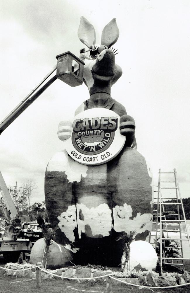 Matilda being installed at Cades County. Supplied photo.