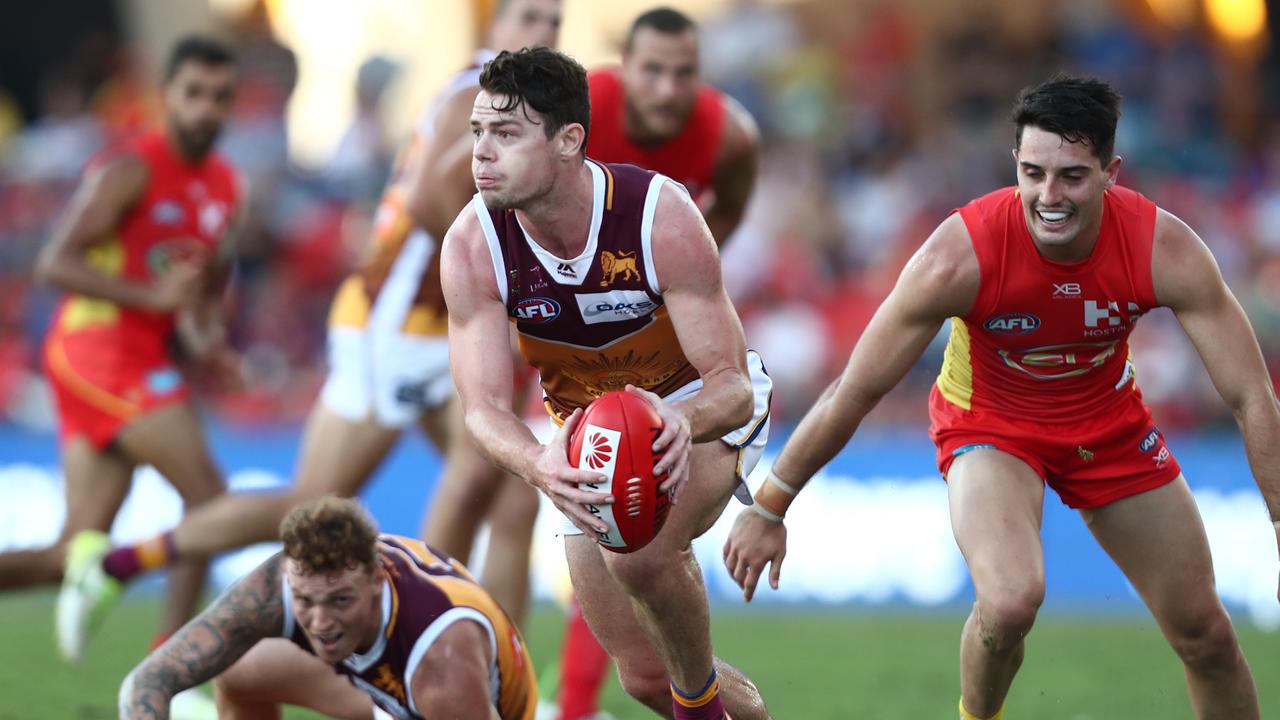 Lachie Neale got the three votes from Andrew Hamilton. Picture: Getty Images