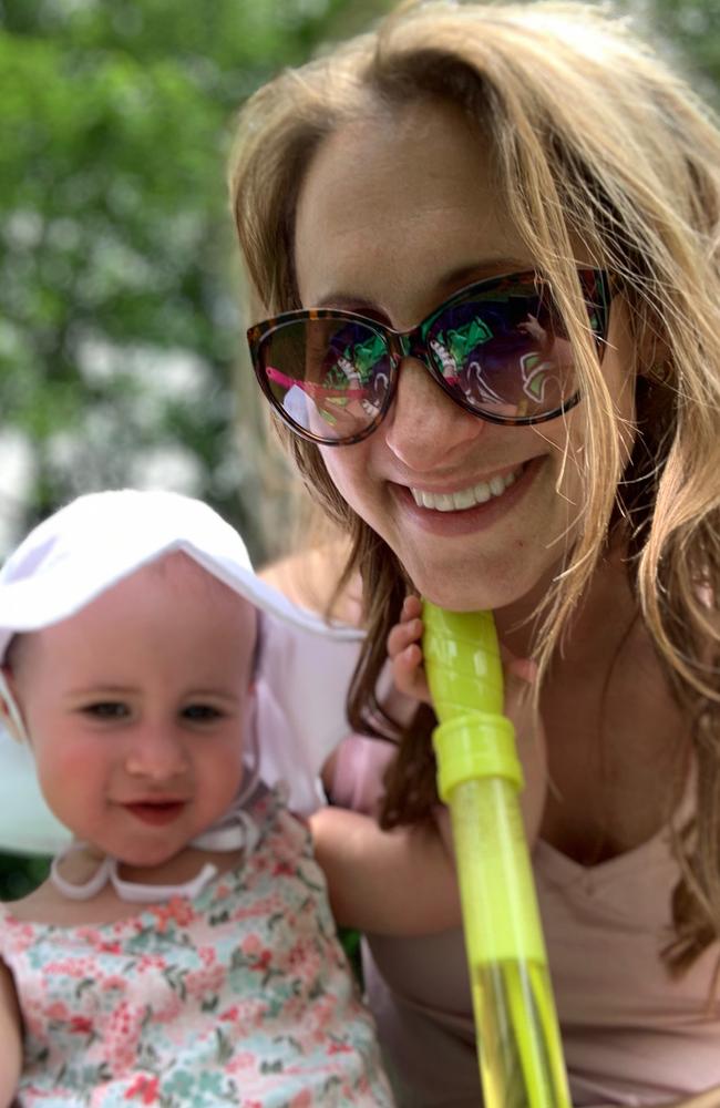 Chloe with her mum Kimberley, who vows to stick by her dad. Picture: Lawyer Michael Winkleman