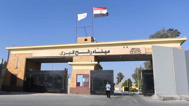 Home Affairs granted Hosni Imad, his wife and his daughter a visitor visa last November, after which they travelled to Cairo from Gaza through the Rafah crossing. Picture: AFP