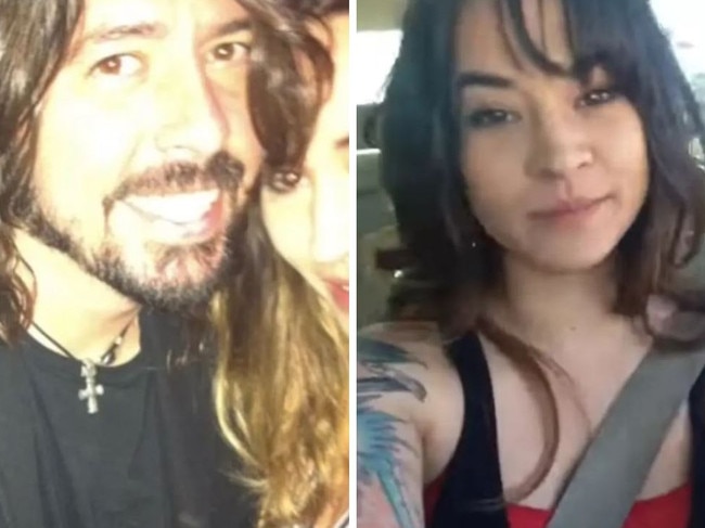 Dave Grohl pictured with alt porn star