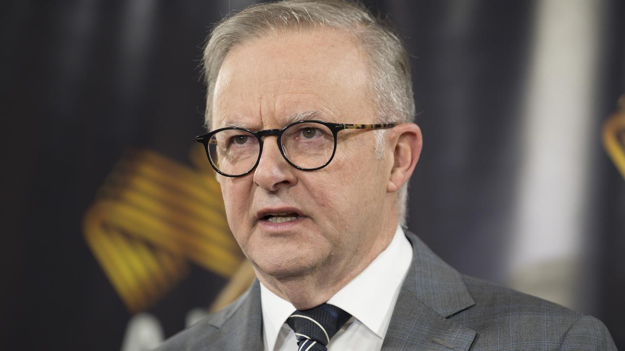 Prime Minister Anthony Albanese’s revealed a plan to wipe $3 billion in HECS-HELP student debt for three million Aussies. Picture: NCA NewsWire/Martin Ollman