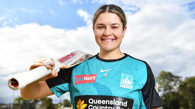 Brisbane Heat new signing Mikayla Wrigley. Picture: Patrick Woods.