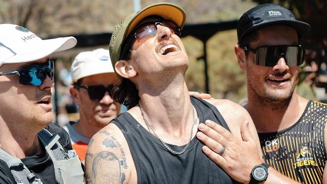 Beau Robertson ran 100km in October 2023 for Mental Health Awareness month and to raise money for the black dog institute. Picture: Trevor Worden