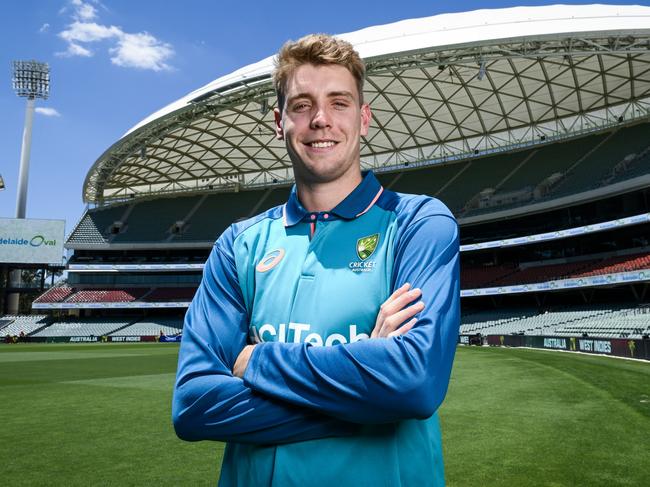 Cameron Green will start his first Test in his favoured batting position. Picture: Mark Brake/Getty Images